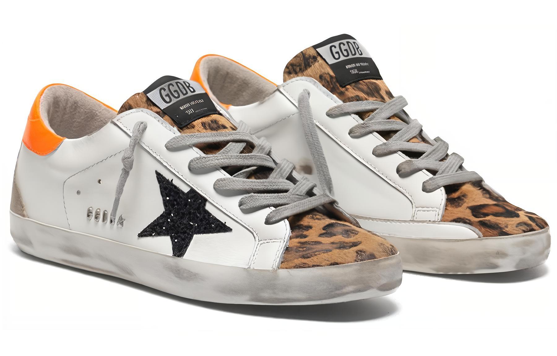 (W) Golden Goose Superstar 'Distressed Leopard Orange' 圖 3