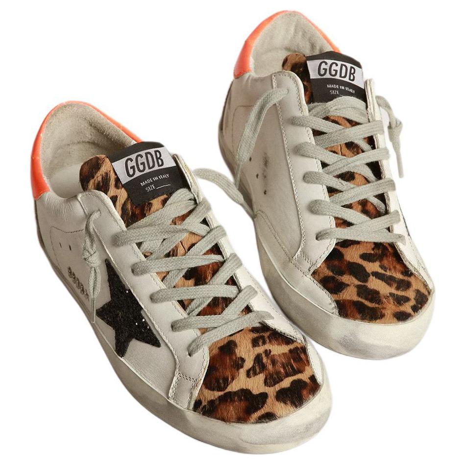 (W) Golden Goose Superstar 'Distressed Leopard Orange' 圖 4