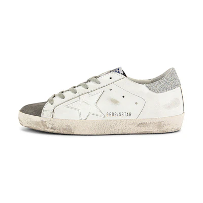 (W) Golden Goose Superstar 'Distressed White Grey'