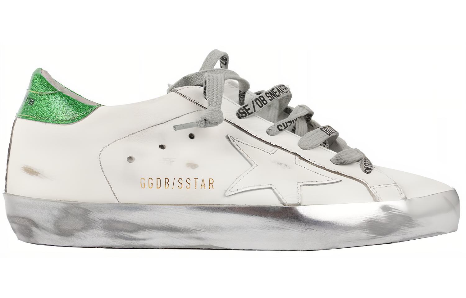 (W) Golden Goose Superstar 'Distressed White Green' 圖 2