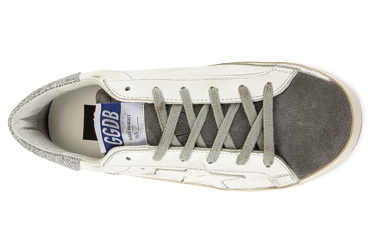 (W) Golden Goose Superstar 'Distressed White Grey' 圖 4
