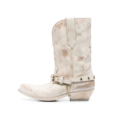 (W) Golden Goose Superstar 'Distressed White Leather'