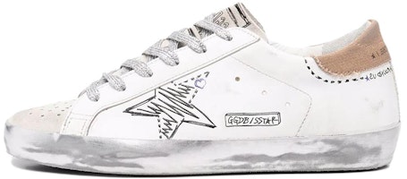 (Women) Golden Goose Superstar 'Distressed White Low-Top' GWF00270.F002479.81504 (Women) Golden Goose Superstar 'Distressed White Low-Top' GWF00270.F002479.81504