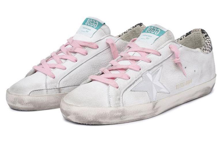 (W) Golden Goose Superstar 'Distressed White Pink Blue' 圖 3