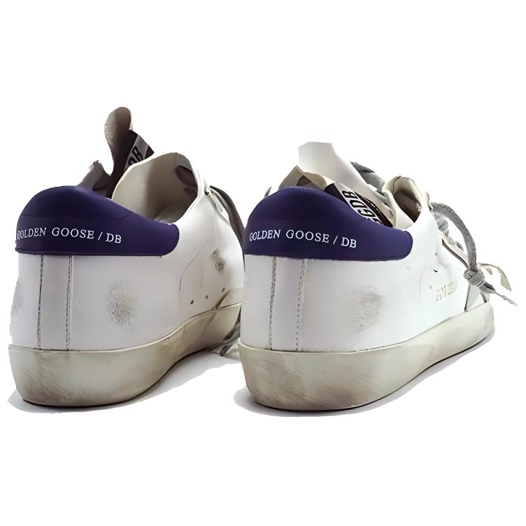 (W) Golden Goose Superstar 'Distressed White Purple' 圖 4