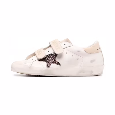 (W) Golden Goose Superstar 'Distressed White Velcro'