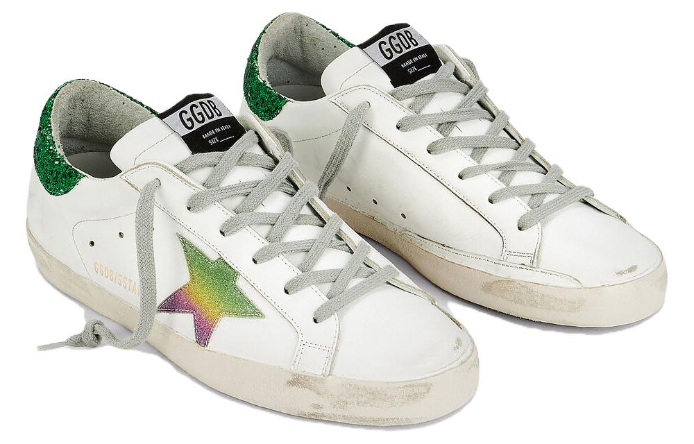 (W) Golden Goose Superstar 'Green Glitter Tail Distressed' 圖 3