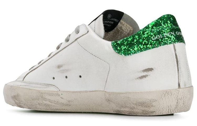 (W) Golden Goose Superstar 'Green Glitter Tail Distressed' 圖 4