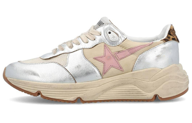 (W) Golden Goose Superstar 'Pink Distressed'