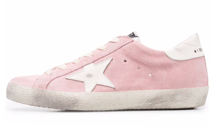 (W) Golden Goose Superstar 'Pink Leather Low-Top'
