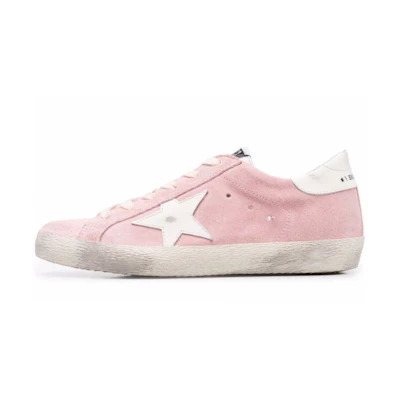 (W) Golden Goose Superstar 'Pink Leather Low-Top'