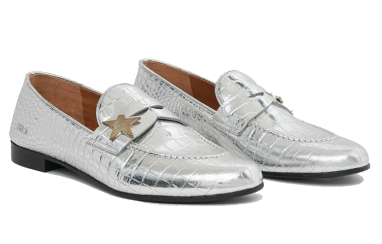 (W) Golden Goose Superstar 'Silver Croc-Embossed Leather' 圖 3