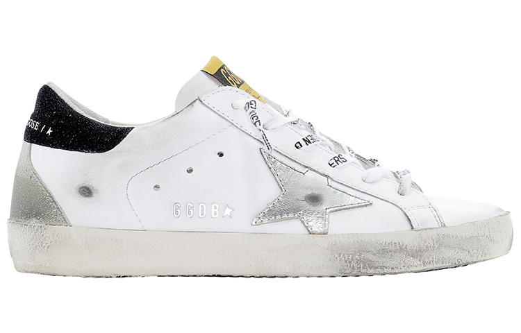 (W) Golden Goose Superstar 'Silver Star Distressed White Grey' 圖 2