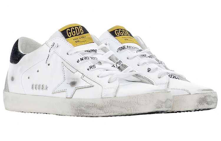 (W) Golden Goose Superstar 'Silver Star Distressed White Grey' 圖 3