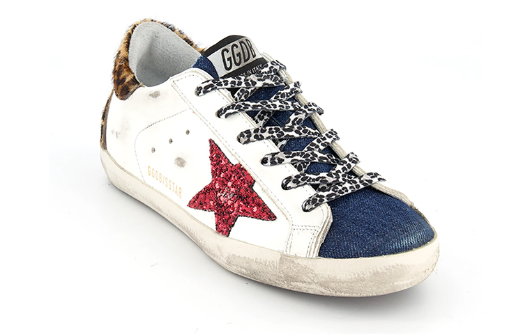 (W) Golden Goose Superstar 'White Blue Leopard' 圖 3