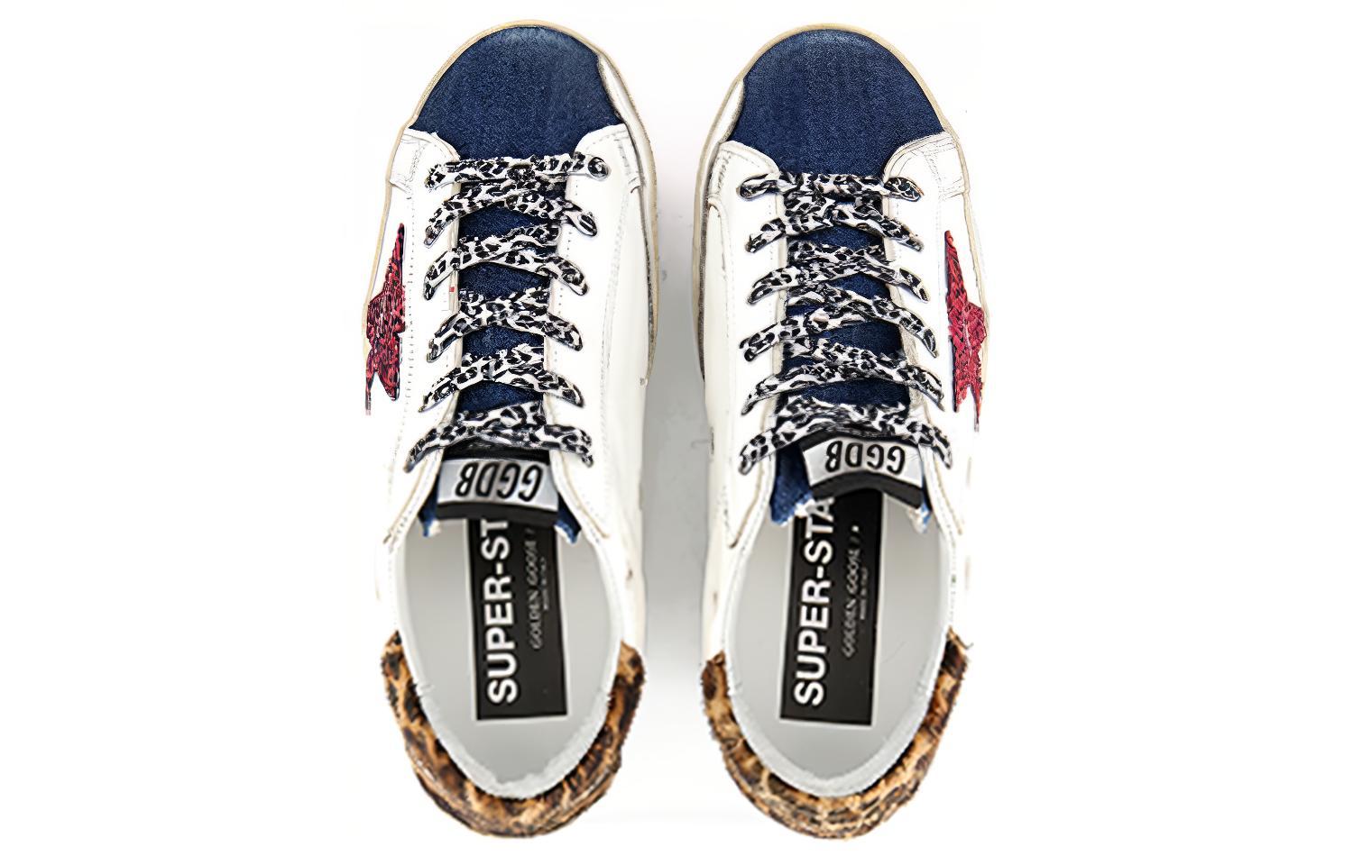 (W) Golden Goose Superstar 'White Blue Leopard' 圖 4