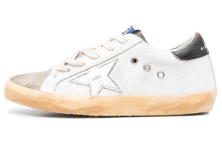 (W) Golden Goose Superstar 'White Distressed'