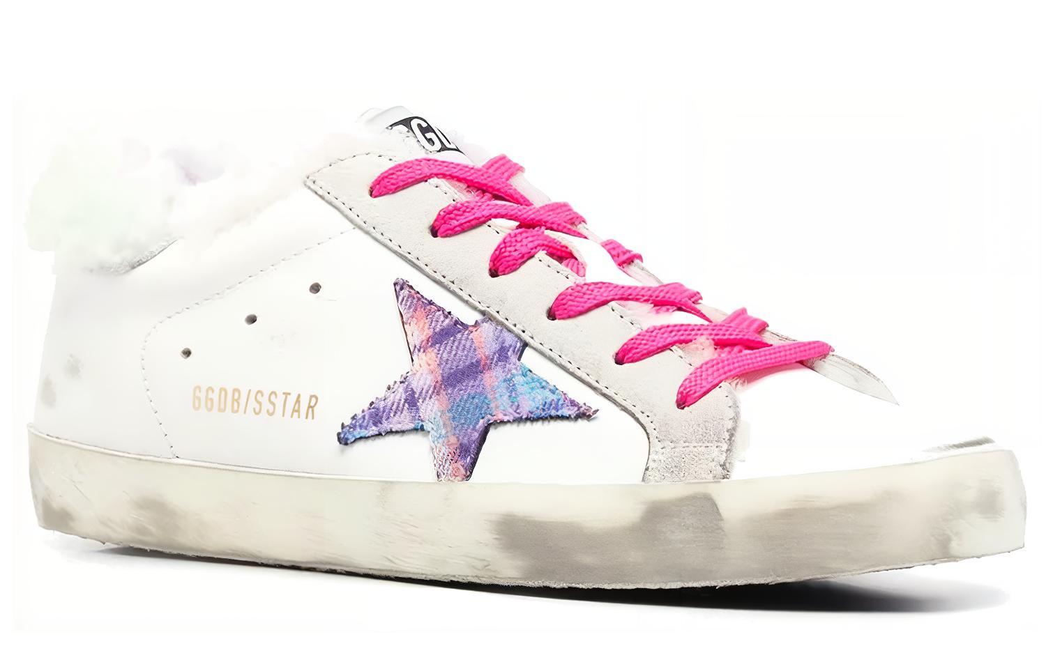 (W) Golden Goose Superstar 'White Purple Tartan' 圖 2