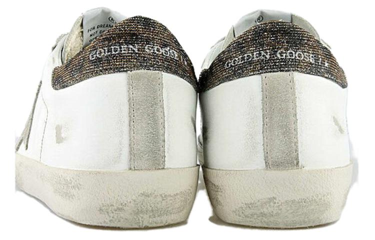 (W) Golden Goose Superstar White Grey 'Flash Tail Suede Star Distressed Fashion Sneaker' 圖 5