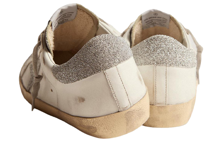 (W) Golden Goose Swarovski Super-Star 'Distressed Silver White' 圖 4