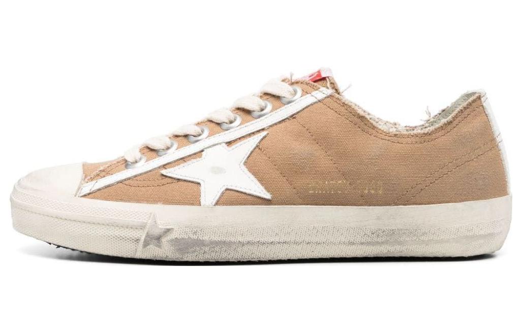 (Women) Golden Goose V-Star 2 'Distressed Brown and White' GWF00129.F002739.55386