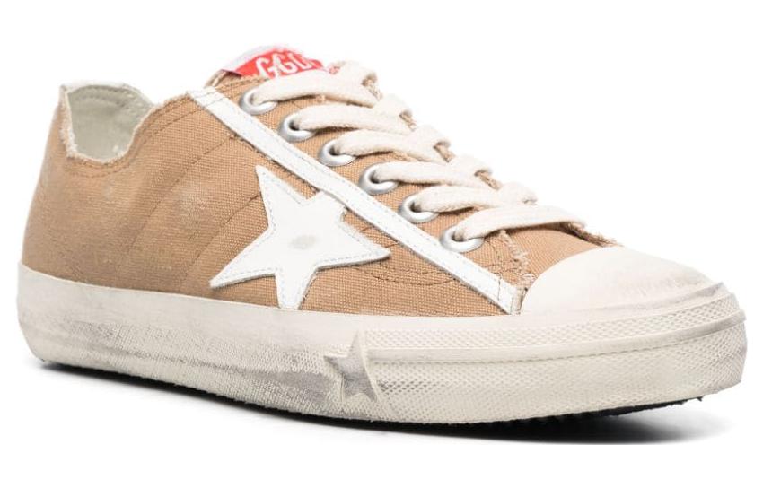 Order 金鵝 V-Star 2 減震防滑耐磨 低幫 板鞋 女款 棕白 復古版