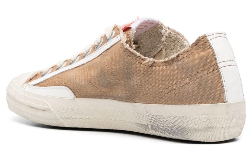 Lookbook 金鵝 V-Star 2 減震防滑耐磨 低幫 板鞋 女款 棕白 復古版