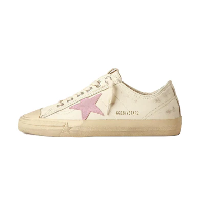 (W) Golden Goose V-Star 'Beige'