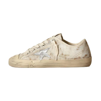 (W) Golden Goose V-Star 'Beige Low Top'