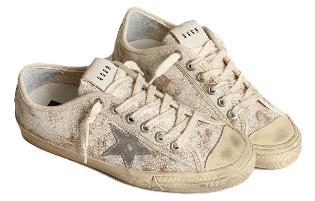 Lookbook (W) Golden Goose V-Star 'Beige Low Top' Kasut Rendah Bewarna Beige GWF00397.F003416.11245