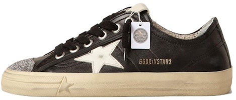 (Women) Golden Goose V-Star 'Crystal Toe Cap Black' GWF00129.F004062.90179 (Women) Golden Goose V-Star 'Crystal Toe Cap Black' GWF00129.F004062.90179