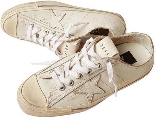(Women) Golden Goose V-Star 'Distressed Vintage White' GWF00129.F000334.10100 Lookbook (Women) Golden Goose V-Star 'Distressed Vintage White' GWF00129.F000334.10100