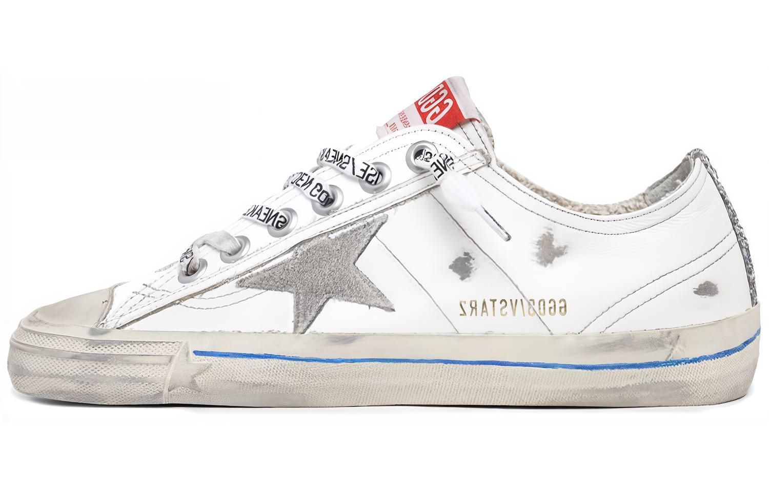 (Women) Golden Goose V-Star 'Distressed White' GWF00129.F001480.10485