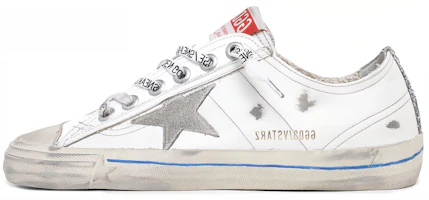 (Women) Golden Goose V-Star 'Distressed White' GWF00129.F001480.10485 (Women) Golden Goose V-Star 'Distressed White' GWF00129.F001480.10485