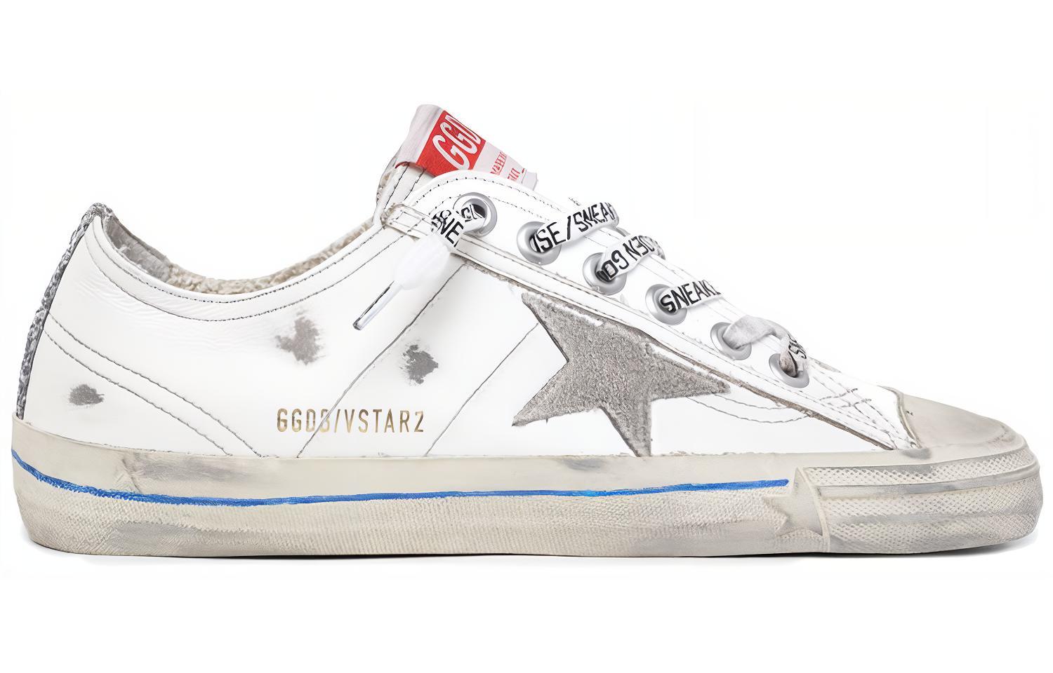 Order (Women) Golden Goose V-Star 'Distressed White' GWF00129.F001480.10485
