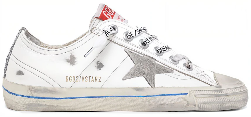 (Women) Golden Goose V-Star 'Distressed White' GWF00129.F001480.10485 Order (Women) Golden Goose V-Star 'Distressed White' GWF00129.F001480.10485