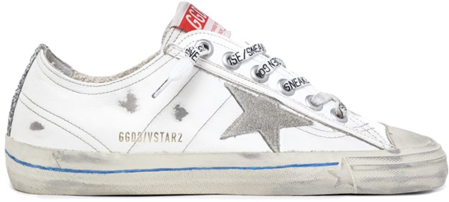 (W) Golden Goose V-Star 'Distressed Putih' GWF00129.F001480.10485 Order (W) Golden Goose V-Star 'Distressed Putih' GWF00129.F001480.10485