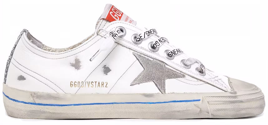 (Women) Golden Goose V-Star 'Distressed White' GWF00129.F001480.10485 Order (Women) Golden Goose V-Star 'Distressed White' GWF00129.F001480.10485