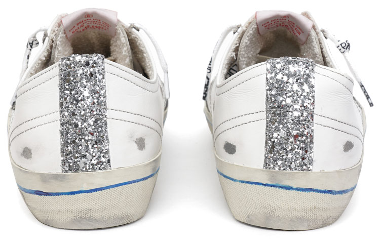 Shop (Women) Golden Goose V-Star 'Distressed White' GWF00129.F001480.10485