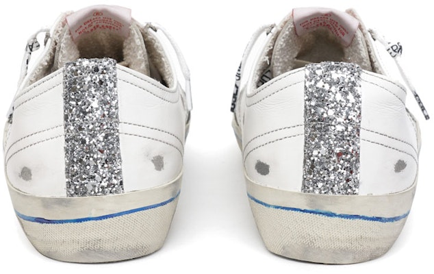 (W) Golden Goose V-Star 'Distressed Putih' GWF00129.F001480.10485 Shop (W) Golden Goose V-Star 'Distressed Putih' GWF00129.F001480.10485