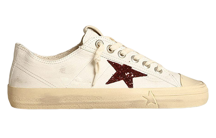 Order (W) Golden Goose V-Star ''Versleten Wit Rood'' GWF00129.F003921.10350