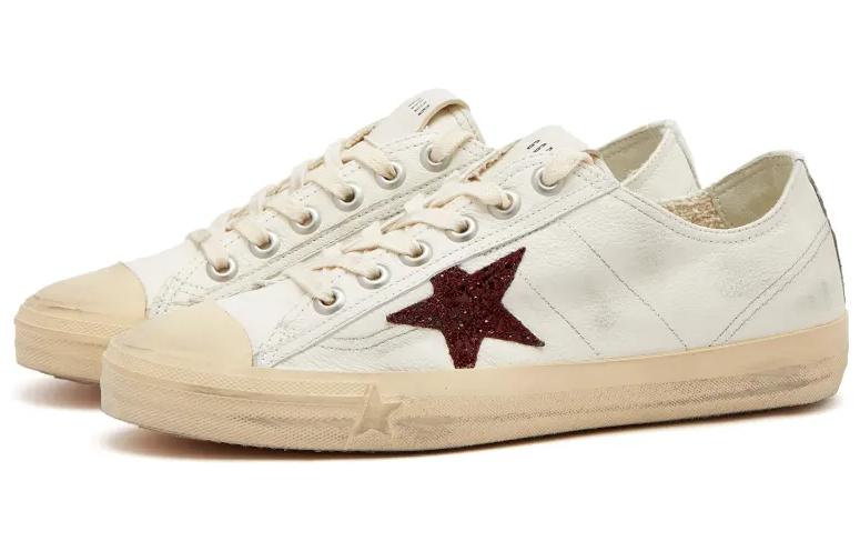 Lookbook (W) Golden Goose V-Star ''Versleten Wit Rood'' GWF00129.F003921.10350