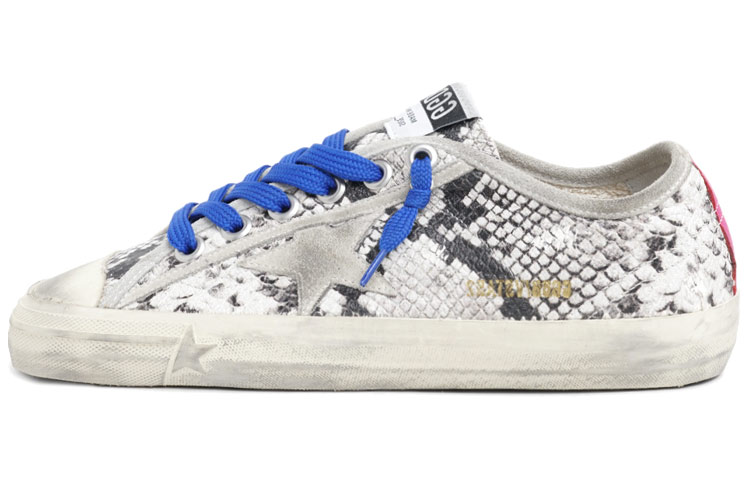 (Women) Golden Goose V-Star 'Silver Python' GWF00205.F001477.81111