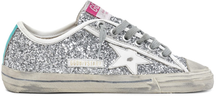 (Women) Golden Goose V-Star 'Silver Sequins' GWF00205.F001478.70170 Order (Women) Golden Goose V-Star 'Silver Sequins' GWF00205.F001478.70170
