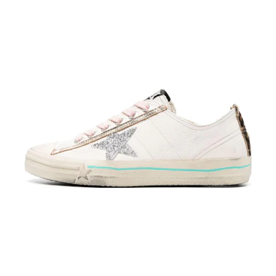 (W) Golden Goose V-Star 'White Calfskin'