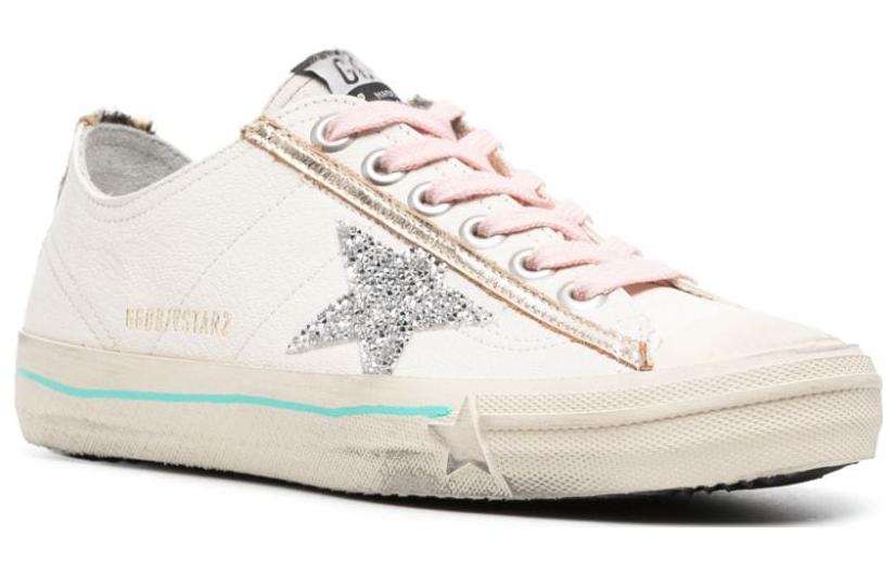 Order (Women) Golden Goose V-Star 'White Calfskin' GWF00129.F002736.10522