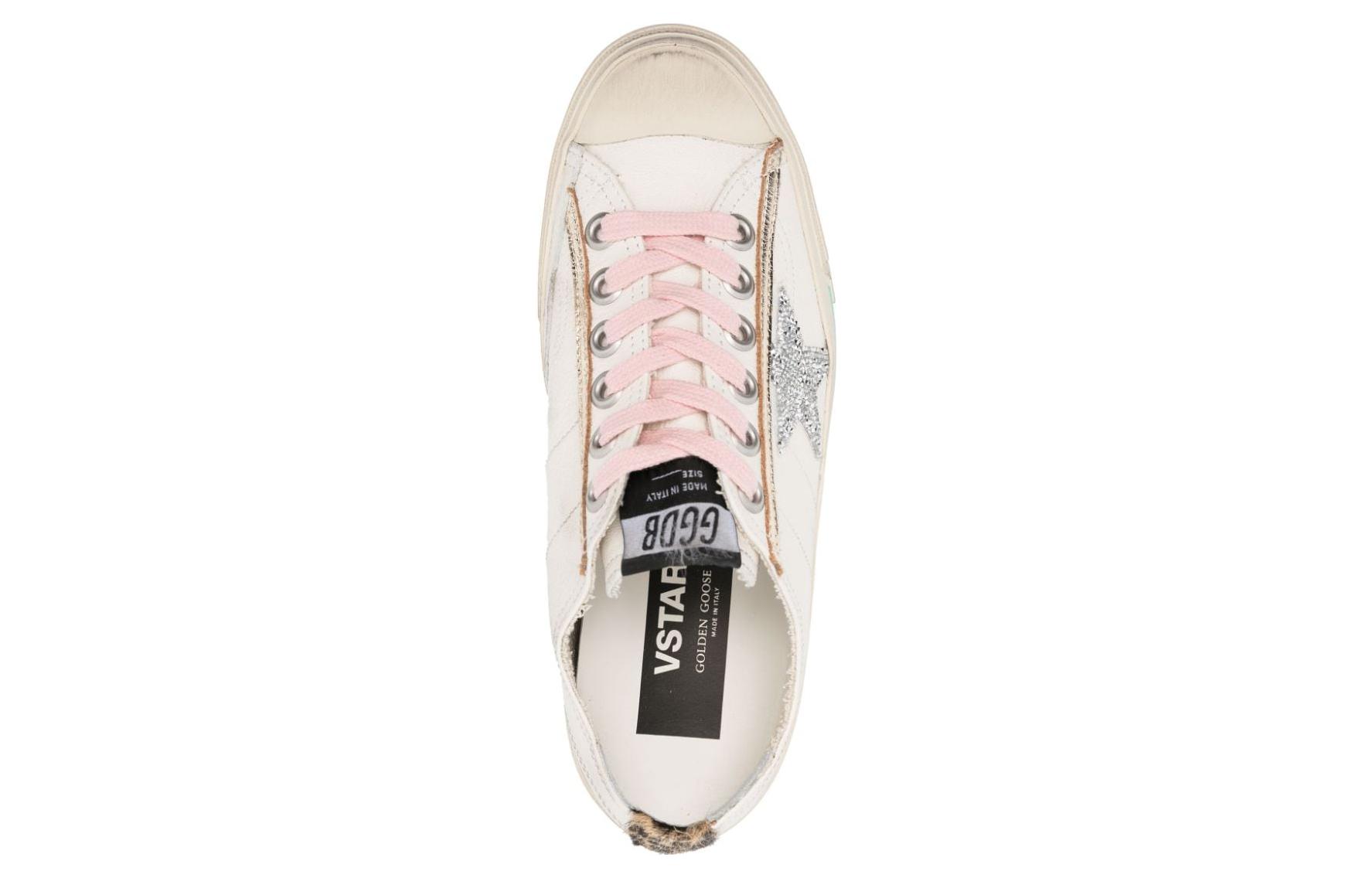 Shop (Women) Golden Goose V-Star 'White Calfskin' GWF00129.F002736.10522