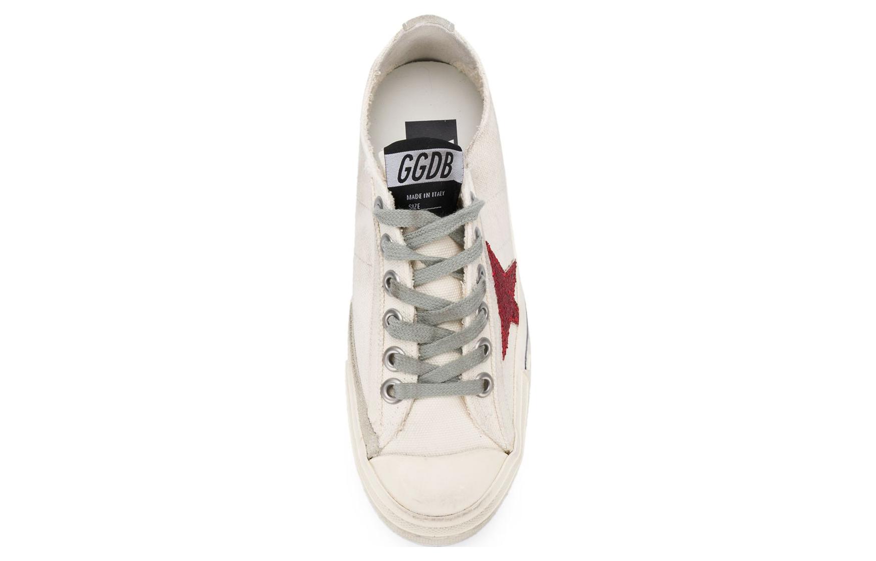 Shop (W) Golden Goose V-Star 'Tren Fashion Putih' G33WS639.T6