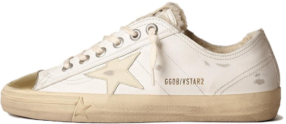 (Women) Golden Goose V-Star 'White Leather Low-Top' GWF00457.F003990.10318 Buy (Women) Golden Goose V-Star 'White Leather Low-Top' GWF00457.F003990.10318