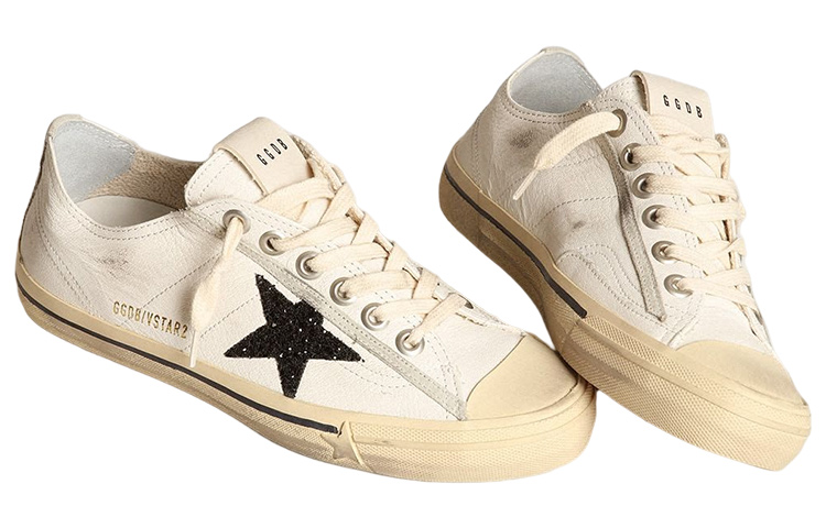 Lookbook (Women) Golden Goose V-Star 'White Leather Low-Top' GWF00129.F003922.10432